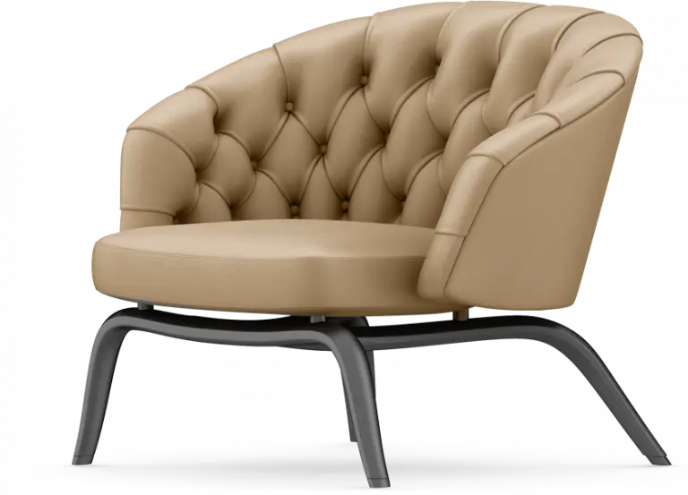 dark colored chair grey legs trans bkg
