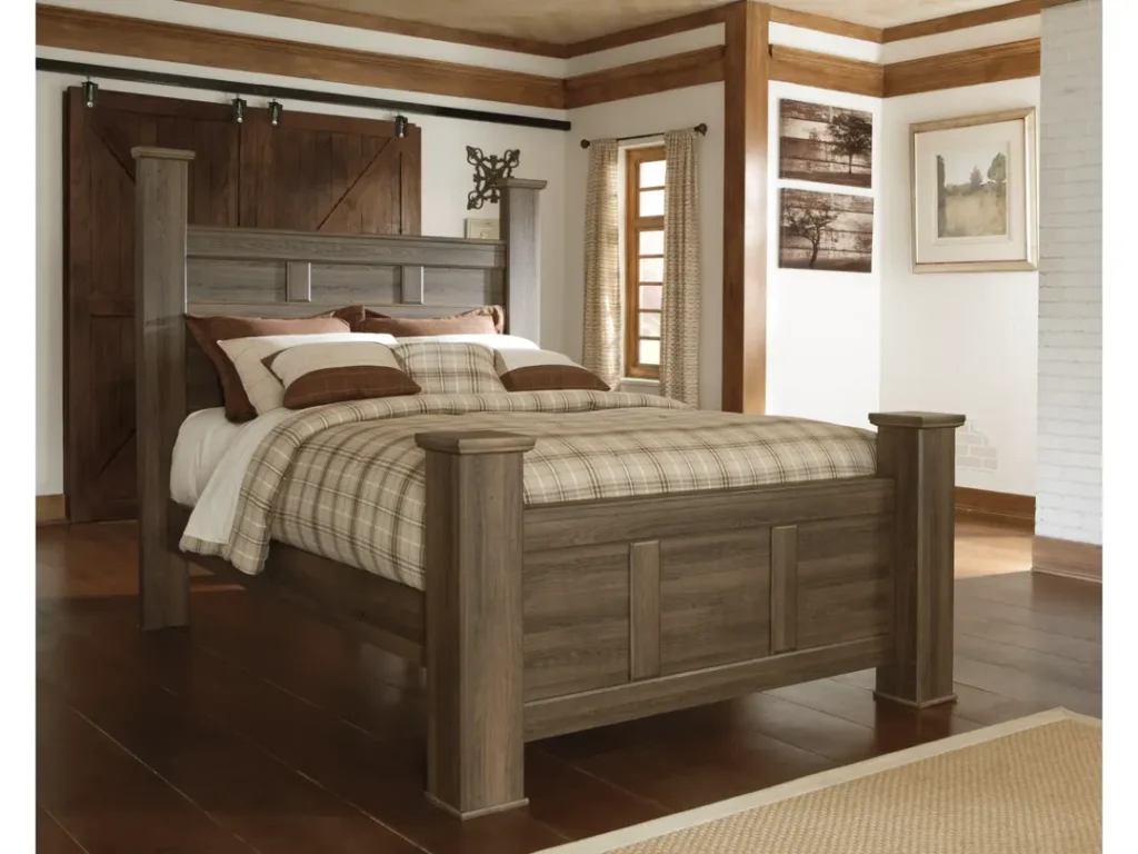 ashley juararo queen poster bed room