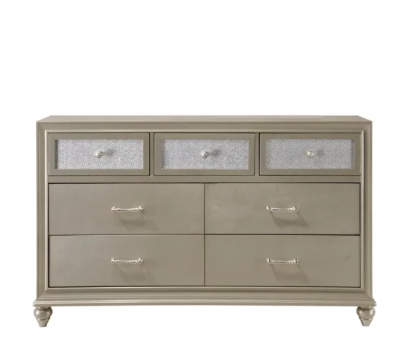 b4390 champagne upholstered bedroom set b4390 1