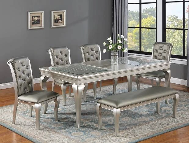 crown mark caldwell silver dining table