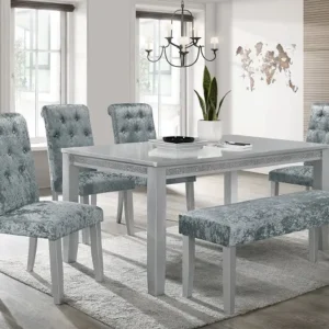 crown mark vela 6 piece dining group