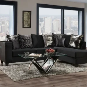 delta implosion black sectional