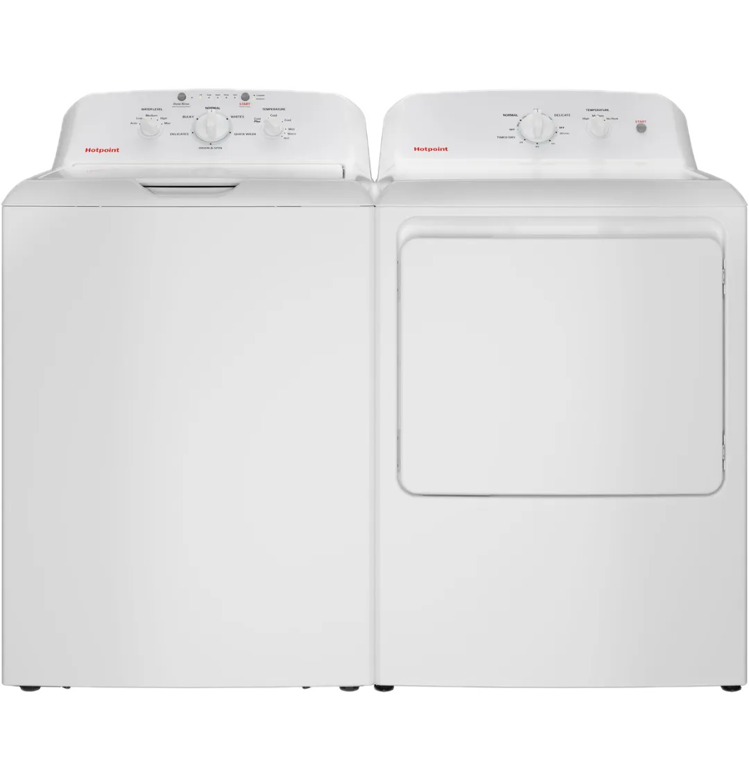 hotpoint laundry set washer dryer 14 background removed