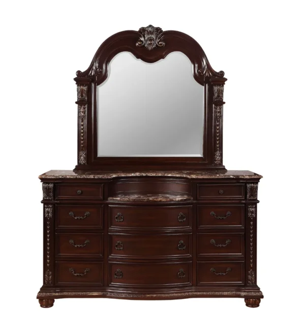 stanley cherry brown upholstered sleigh bedroom set set b1600 q hb b1600 q fb b1600 kq hbleg b1600 kq rail b1600 1 b1600 2 big ben furniture 6