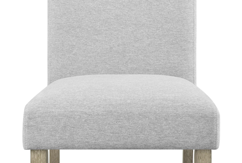 vassar natural + white marble 66" dining table with upholstered bench set for 4