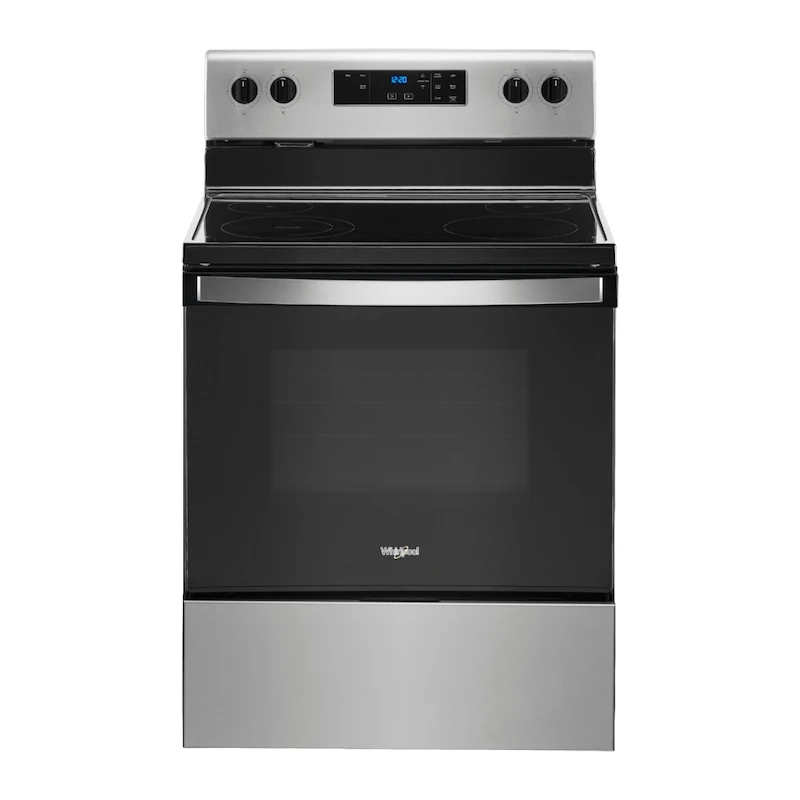 whirlpool electric smooth top range