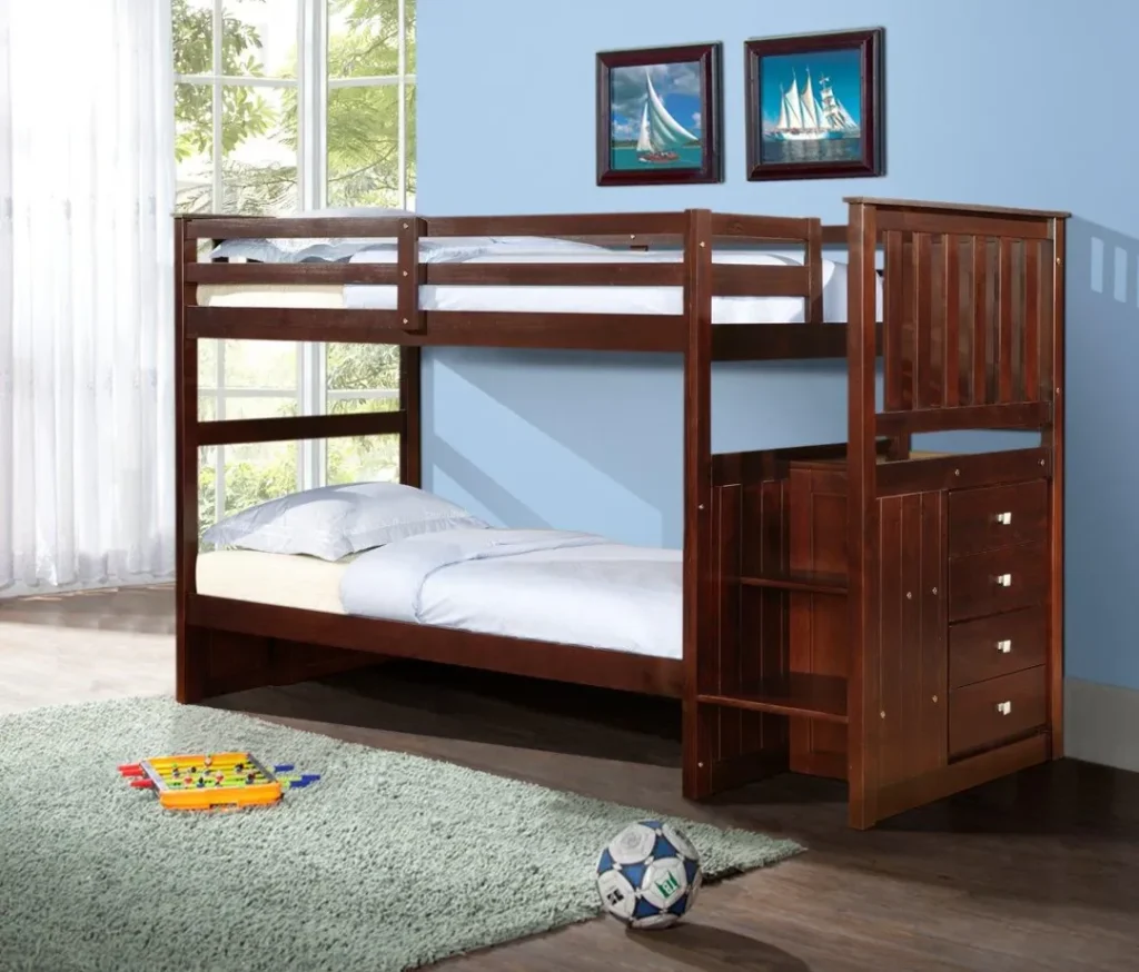 mission stairway bunkbed